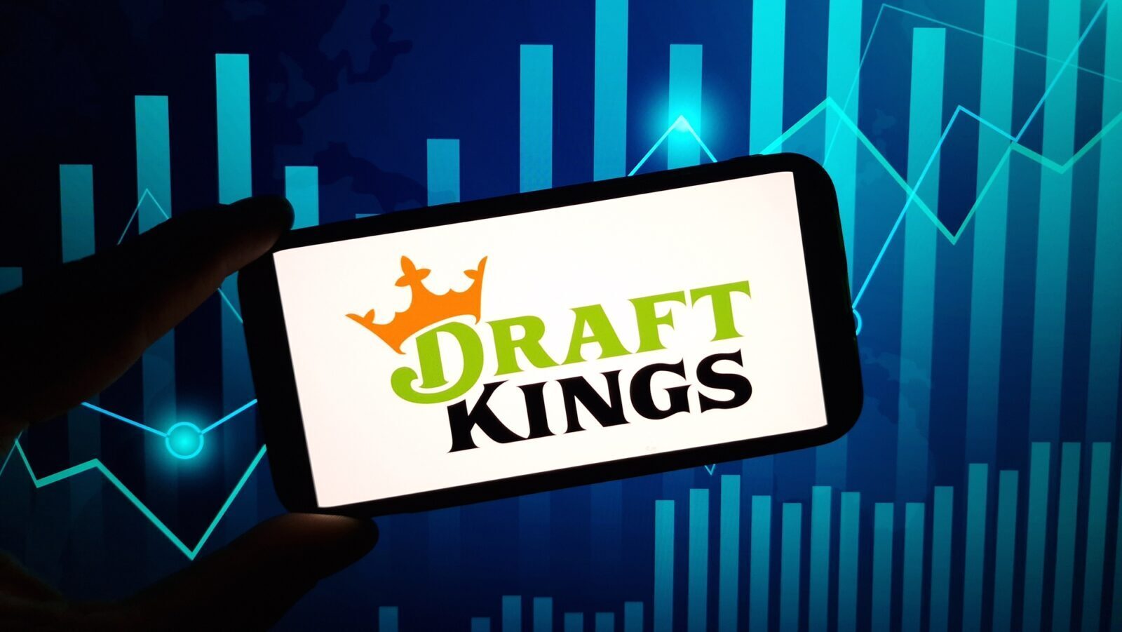 draftkings logo phone graph