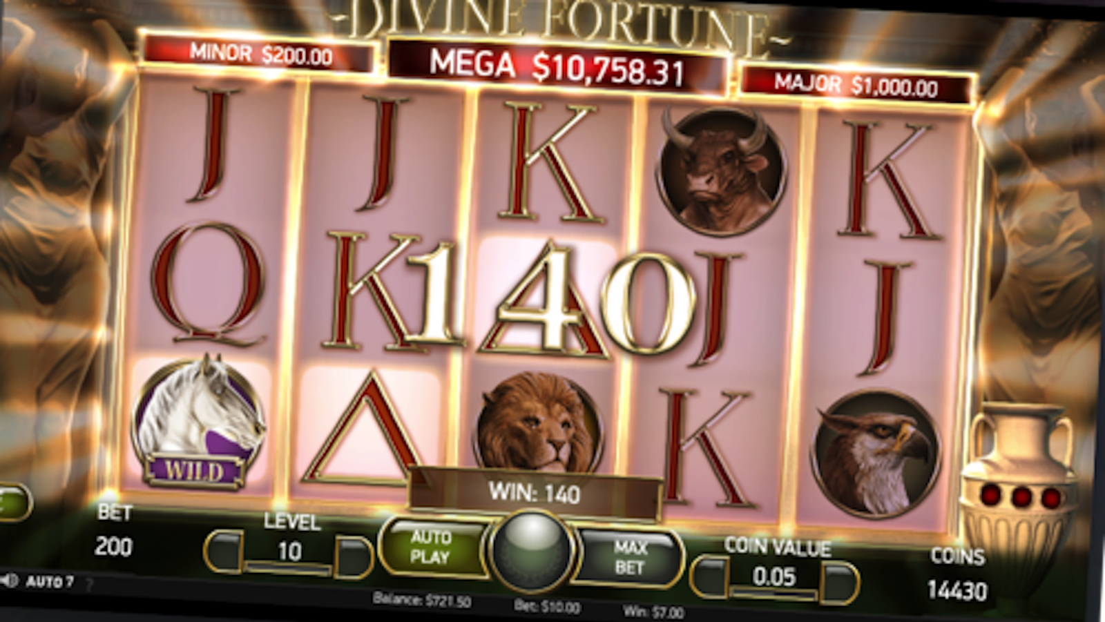 divine fortune slot screen cap