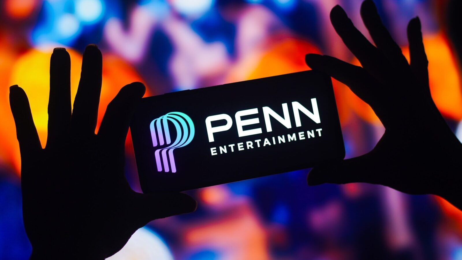 penn entertaining logo phone