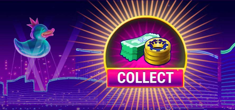 Screenshot of LuckyLand slots Quacky Hour promo.