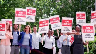 striking workers