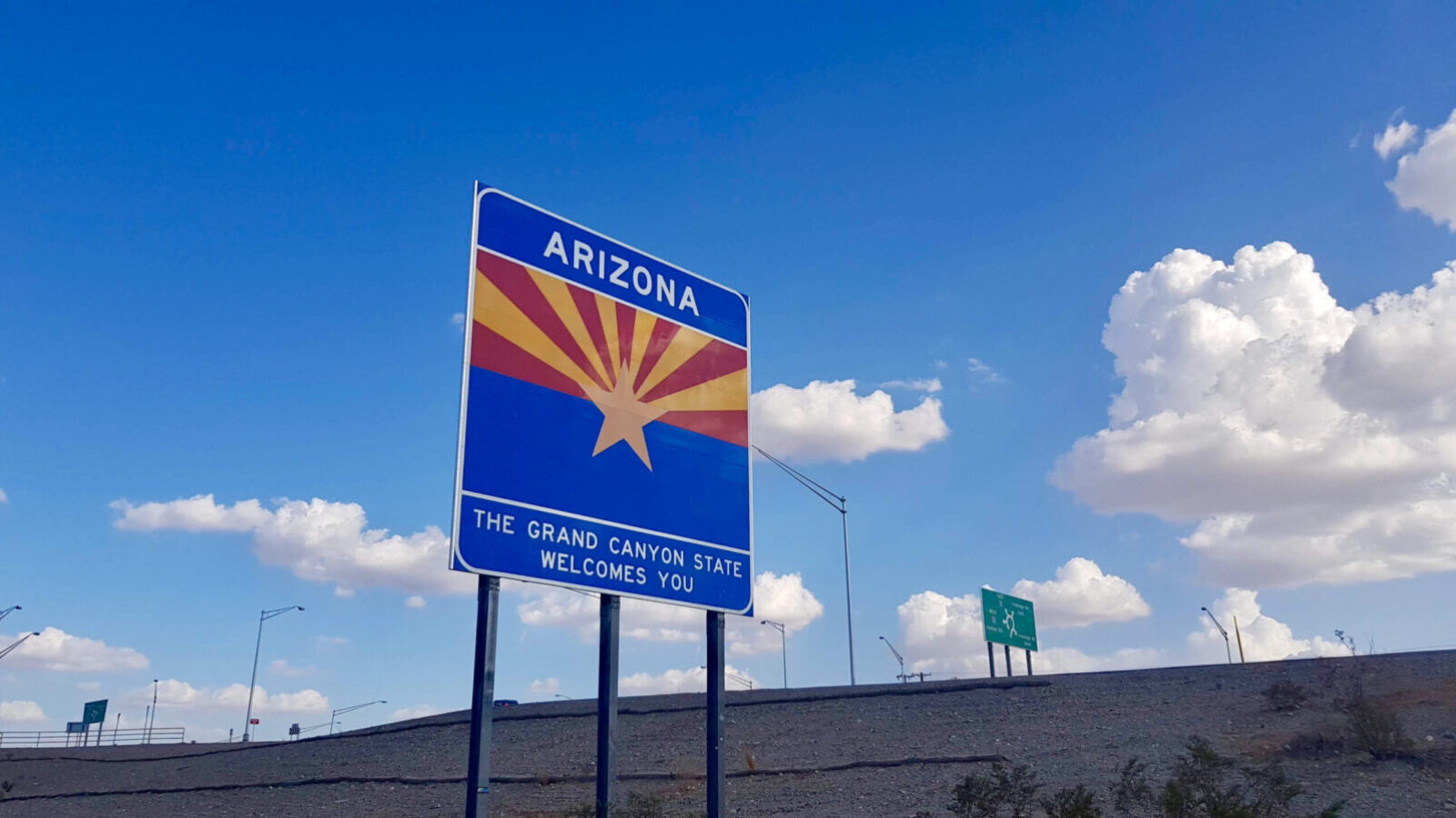 welcome arizona sign